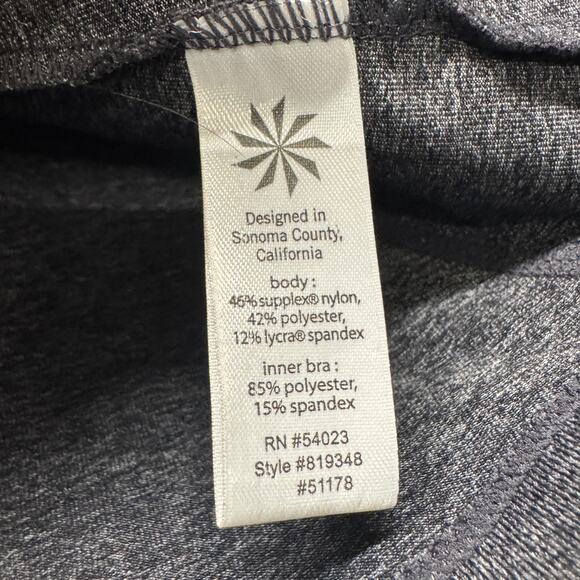 Athleta Tank Top Womens Small Switchback Racerback Activewear Heather Gray - Picture 5 of 8